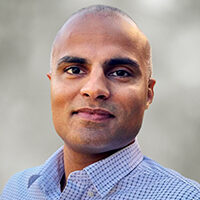 headshot of babson's vice president of information operations, cj singh